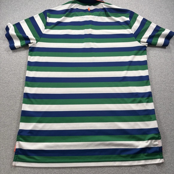 Polo Ralph Lauren ERIN HILLS L Mens Polo Shirt‎ Performance Golf Green Blue - Picture 7 of 13